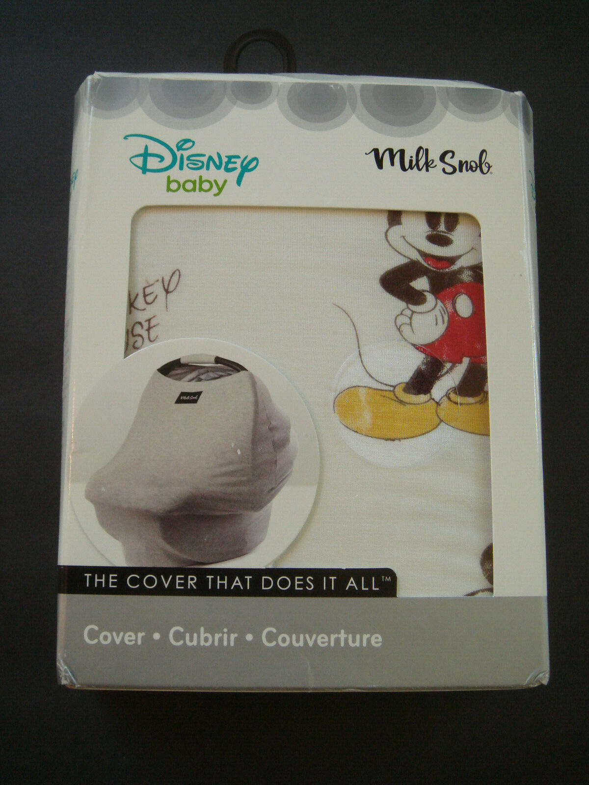 New Milk Snob Disney Mickey Mouse Carseat/nursing Cover